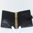 LOUIS VUITTON Epi Agenda MM Day Planner Cover Black R20042 LV Auth ti3482-7
