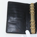 LOUIS VUITTON Epi Agenda MM Day Planner Cover Black R20042 LV Auth ti3482-19