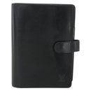 LOUIS VUITTON Epi Agenda MM Day Planner Cover Black R20042 LV Auth ti3482-13