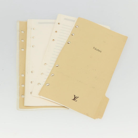 LOUIS VUITTON Epi Agenda MM Day Planner Cover Black R20042 LV Auth ti3482