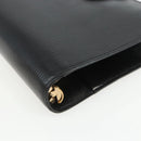 LOUIS VUITTON Epi Agenda MM Day Planner Cover Black R20042 LV Auth ti3482-15
