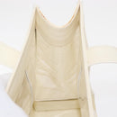 GUCCI Mesh Tote Bag Leather Vinyl Beige Silver 002 1705 0405 Auth ti3484-18