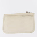 GUCCI Mesh Tote Bag Leather Vinyl Beige Silver 002 1705 0405 Auth ti3484-21