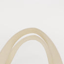 GUCCI Mesh Tote Bag Leather Vinyl Beige Silver 002 1705 0405 Auth ti3484-8