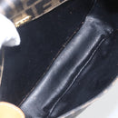 FENDI Zucca Canvas Shoulder Bag PVC Black Brown gold Auth ti3485-10
