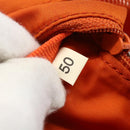 PRADA Hand Bag Nylon Orange Silver Auth ti3486-12