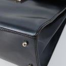 GUCCI Hand Bag Leather Blue Silver 000 1364 1306 Auth ti3490-10