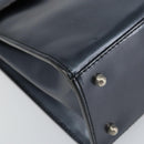 GUCCI Hand Bag Leather Blue Silver 000 1364 1306 Auth ti3490-11