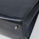 GUCCI Hand Bag Leather Blue Silver 000 1364 1306 Auth ti3490-12