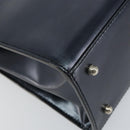 GUCCI Hand Bag Leather Blue Silver 000 1364 1306 Auth ti3490-13