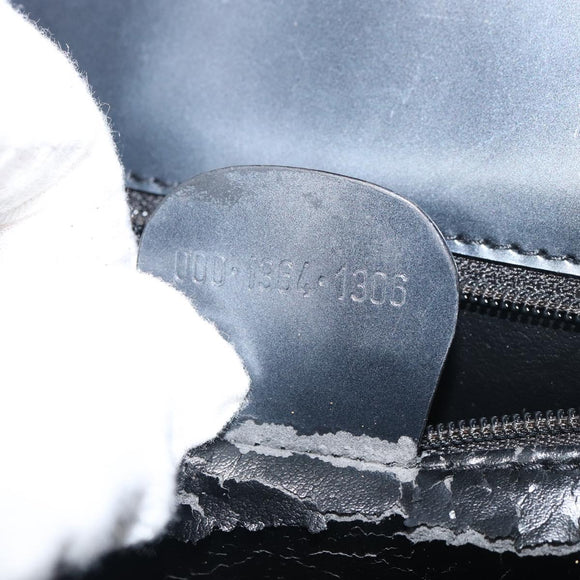 GUCCI Hand Bag Leather Blue Silver 000 1364 1306 Auth ti3490