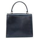 GUCCI Hand Bag Leather Blue Silver 000 1364 1306 Auth ti3490-3