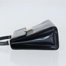 GUCCI Hand Bag Leather Blue Silver 000 1364 1306 Auth ti3490-5