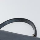 GUCCI Hand Bag Leather Blue Silver 000 1364 1306 Auth ti3490-8