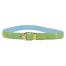 LOUIS VUITTON Monogram Vernis Ceinture Classic Belt Baby Blue LV Auth ti3493-1