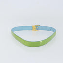LOUIS VUITTON Monogram Vernis Ceinture Classic Belt Baby Blue LV Auth ti3493-2