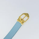 LOUIS VUITTON Monogram Vernis Ceinture Classic Belt Baby Blue LV Auth ti3493-7