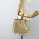 LOUIS VUITTON Monogram Vernis Reade PM Hand Bag Noisette M91334 LV Auth ti3494-21