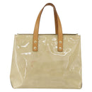 LOUIS VUITTON Monogram Vernis Reade PM Hand Bag Noisette M91334 LV Auth ti3494-2