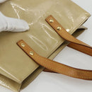 LOUIS VUITTON Monogram Vernis Reade PM Hand Bag Noisette M91334 LV Auth ti3494-6