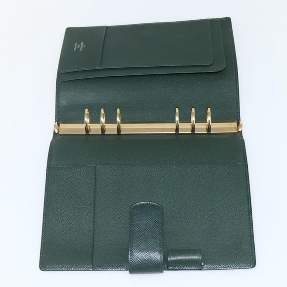 LOUIS VUITTON Taiga Agenda GM Day Planner Cover Epicea R20404 LV Auth ti3495