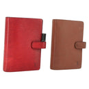 LOUIS VUITTON Epi Agenda MM Day Planner Cover 2 Set Red Brown LV Auth ti3496-1