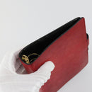 LOUIS VUITTON Epi Agenda MM Day Planner Cover 2 Set Red Brown LV Auth ti3496-13