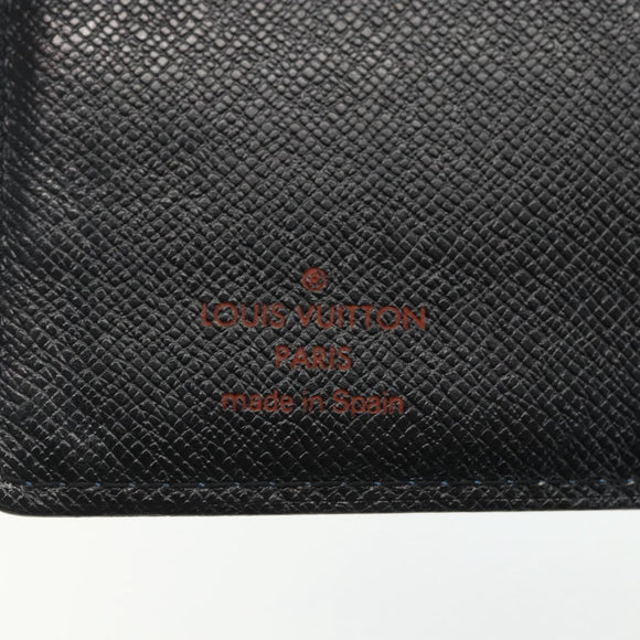 LOUIS VUITTON Epi Agenda PM Day Planner Cover Blue R20055 LV Auth ti3497
