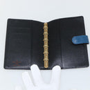 LOUIS VUITTON Epi Agenda PM Day Planner Cover Blue R20055 LV Auth ti3497-13