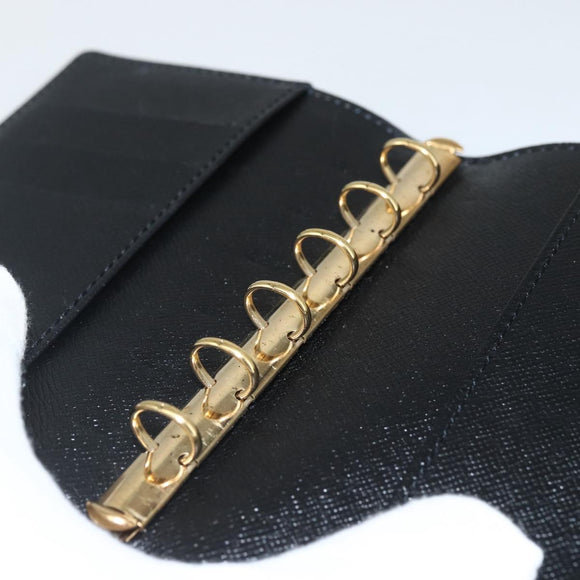 LOUIS VUITTON Epi Agenda PM Day Planner Cover Blue R20055 LV Auth ti3497