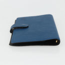 LOUIS VUITTON Epi Agenda PM Day Planner Cover Blue R20055 LV Auth ti3497-6
