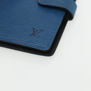 LOUIS VUITTON Epi Agenda PM Day Planner Cover Blue R20055 LV Auth ti3497-8