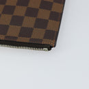 LOUIS VUITTON Damier Savannah Pochette Jules GM Clutch Bag N63345 LV Auth ti3498-16