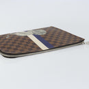 LOUIS VUITTON Damier Savannah Pochette Jules GM Clutch Bag N63345 LV Auth ti3498-5
