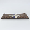 LOUIS VUITTON Damier Savannah Pochette Jules GM Clutch Bag N63345 LV Auth ti3498-6