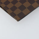 LOUIS VUITTON Damier Savannah Pochette Jules GM Clutch Bag N63345 LV Auth ti3498-14