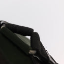 PRADA Backpack Nylon Khaki Silver Auth ti3500-15