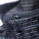 PRADA Tote Bag Nylon 2way Turquoise Blue Silver Auth ti3503-21