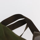 PRADA Backpack Nylon Khaki Silver Auth ti3504-12