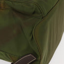 PRADA Backpack Nylon Khaki Silver Auth ti3504-14