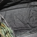 PRADA Backpack Nylon Khaki Silver Auth ti3504-22