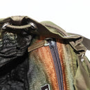 PRADA Backpack Nylon Khaki Silver Auth ti3504-25