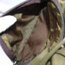 PRADA Backpack Nylon Khaki Silver Auth ti3504-27