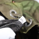 PRADA Backpack Nylon Khaki Silver Auth ti3504-28