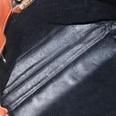 FENDI Zucca Canvas Tote Bag PVC Black Brown Auth ti3505-10