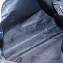 Christian Dior Trotter Canvas Shoulder Bag Black Silver Auth ti3506-11