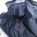 Christian Dior Trotter Canvas Shoulder Bag Black Silver Auth ti3506-22