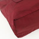 PRADA Sports Tote Bag Nylon Red Silver Auth ti3508-14