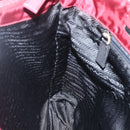 PRADA Sports Tote Bag Nylon Red Silver Auth ti3508-21