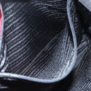 PRADA Sports Tote Bag Nylon Red Silver Auth ti3508-22